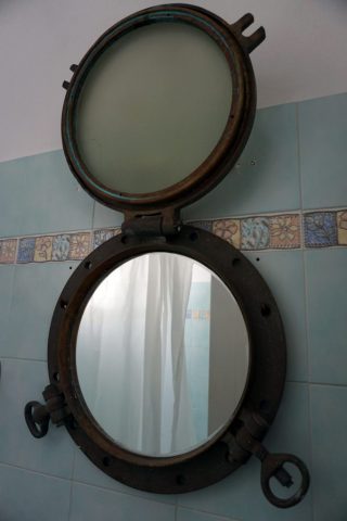 Bathroom detail, Votsalo apartments Naousa, Paros